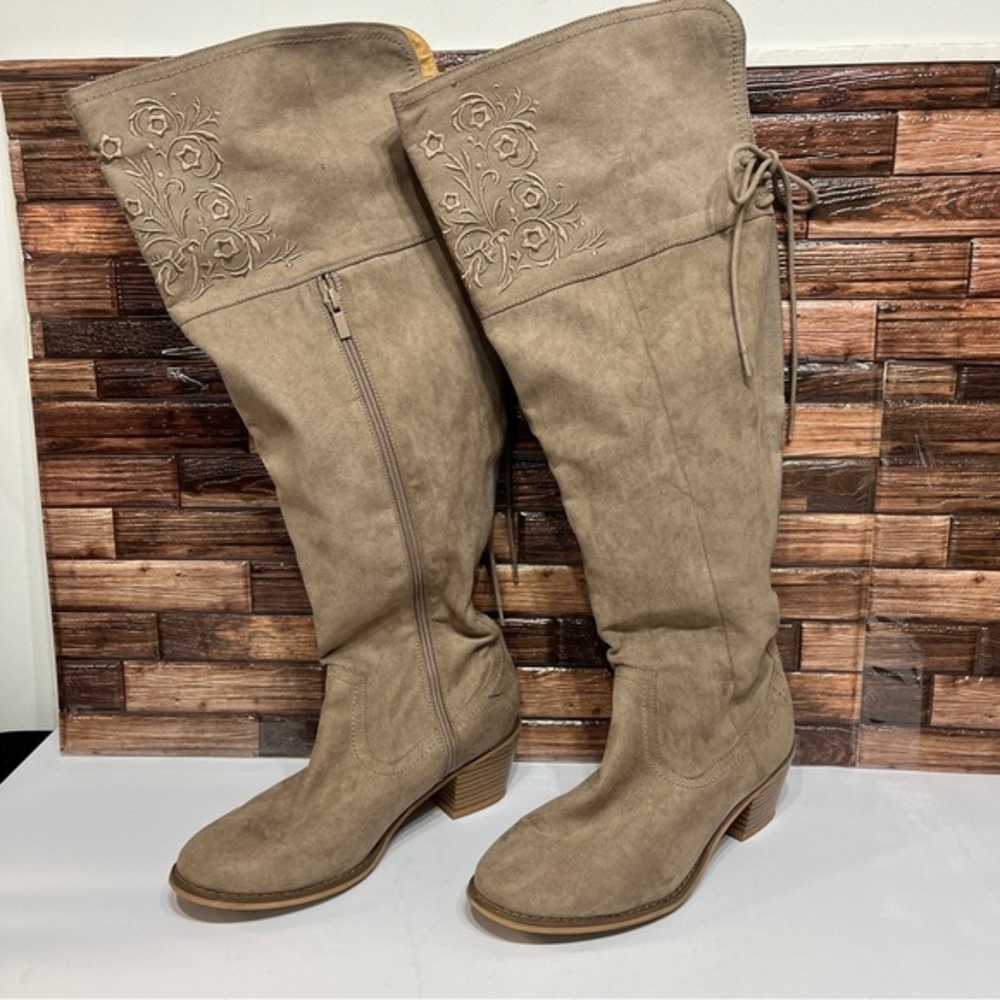 Torrid Women's Taupe Over the Knee Boots 8
